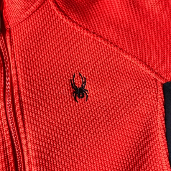 Spyder Full Zip Sweater Boys Size M - Picture 2 of 7